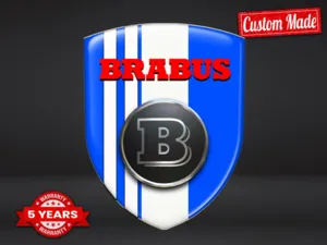 Brabus Silikonsticker Robust Hochwertig Professionell